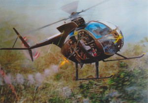 Painting of OH-6A s/n 67-16304 by Joe Kline